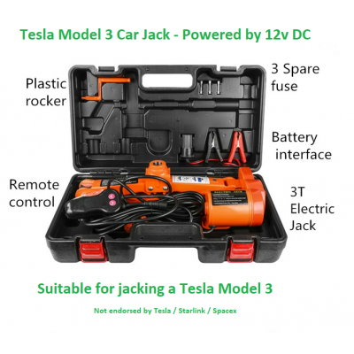 12V DC CAR JACK Tesla, Volkswagon etc