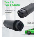 Type 1 to Type 2 Adapter Type 1 to Type 2 Adapter