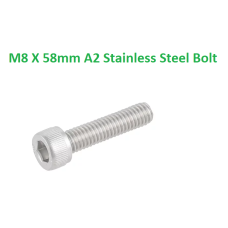 M8 x 58mm A2 Stainless Steel Bolt