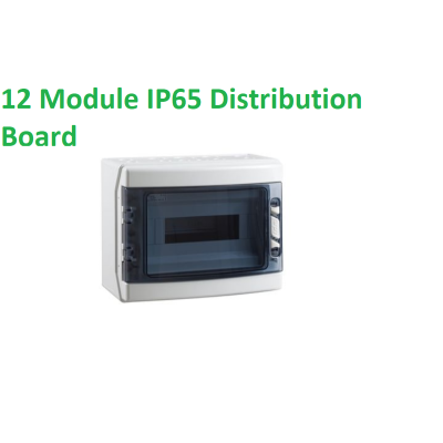12 Module IP65 Distribution Board