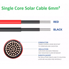 Solar Cable 6mm² 50m Roll