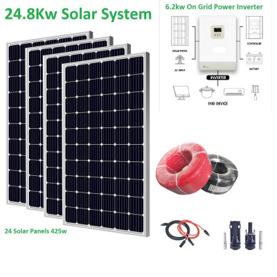 24kw Solar Panel System - On Grid System 24kw Solar Panel System - On Grid System